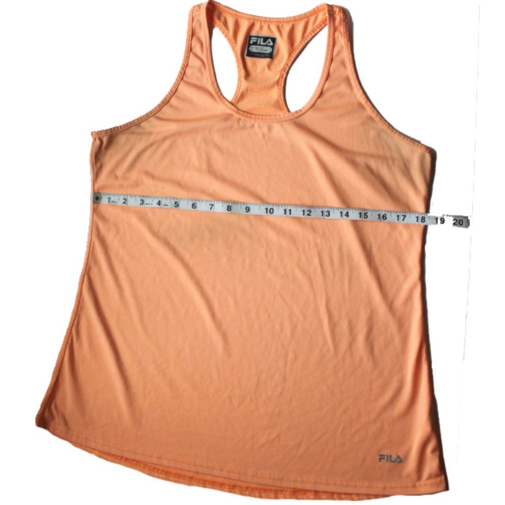 Fila Orange Racerback Tank Top (Large) - Picture 5 of 9